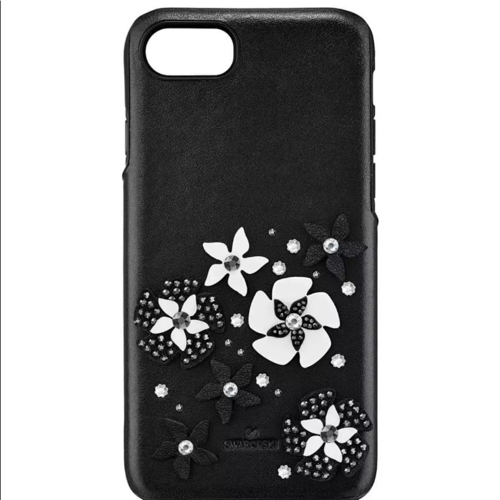 SWAROVSKI MAZY SMARTPHONE CASE W/ INTEGRATED BUMPER, IPHONE 6,7,8, BLACK 5427019